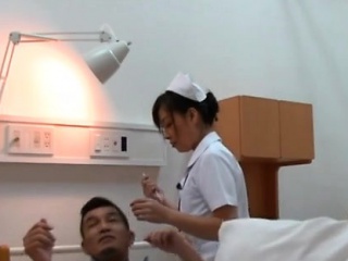 Curvy a-hole asian nurse..