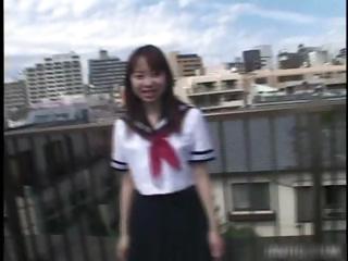 Japanese schoolgirl upskirt..